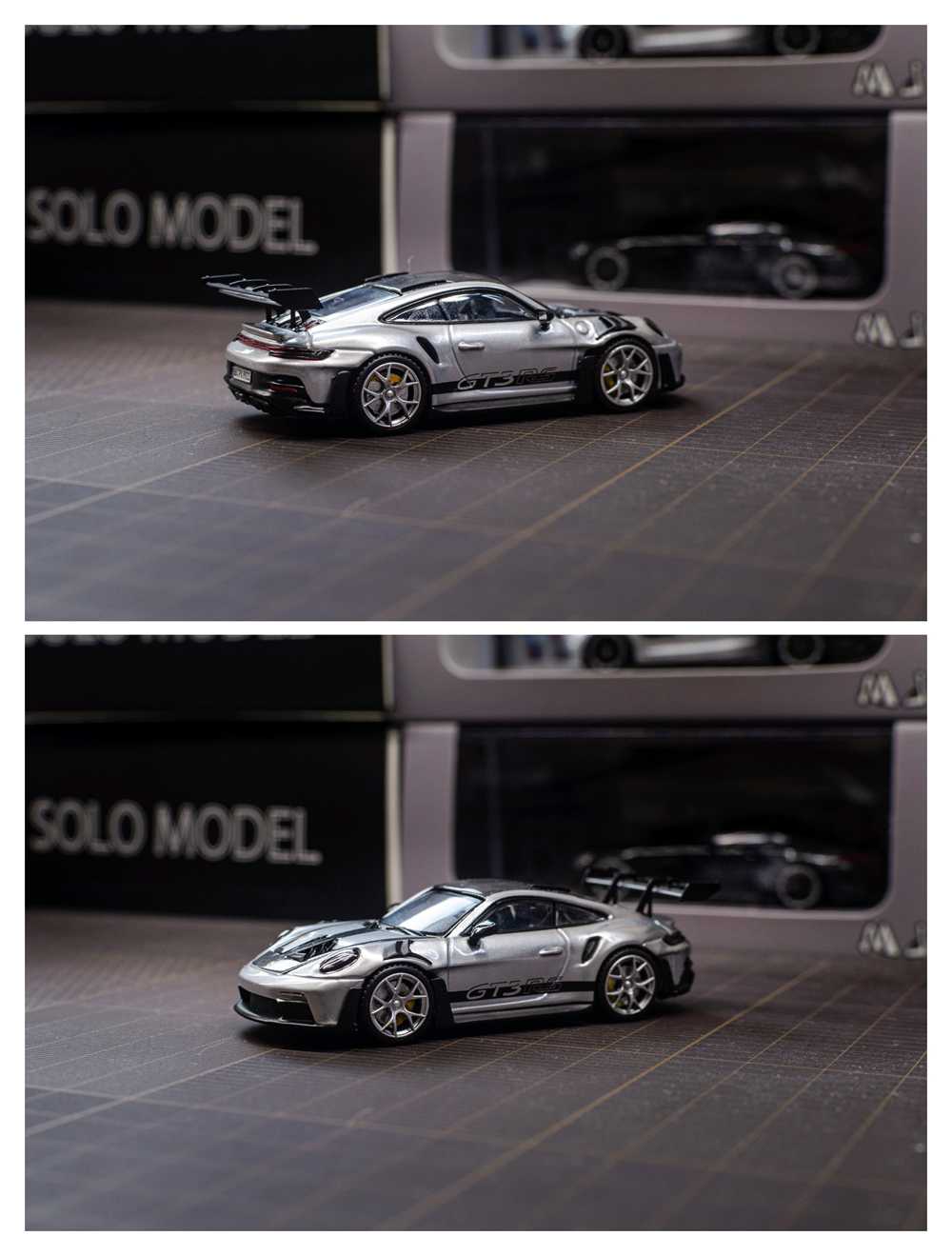 Porsche 911 GT3 RS miniature moulée sous pression à l'échelle 1/64, modèle de voiture de collection, cadeaux, édition limitée, prévente