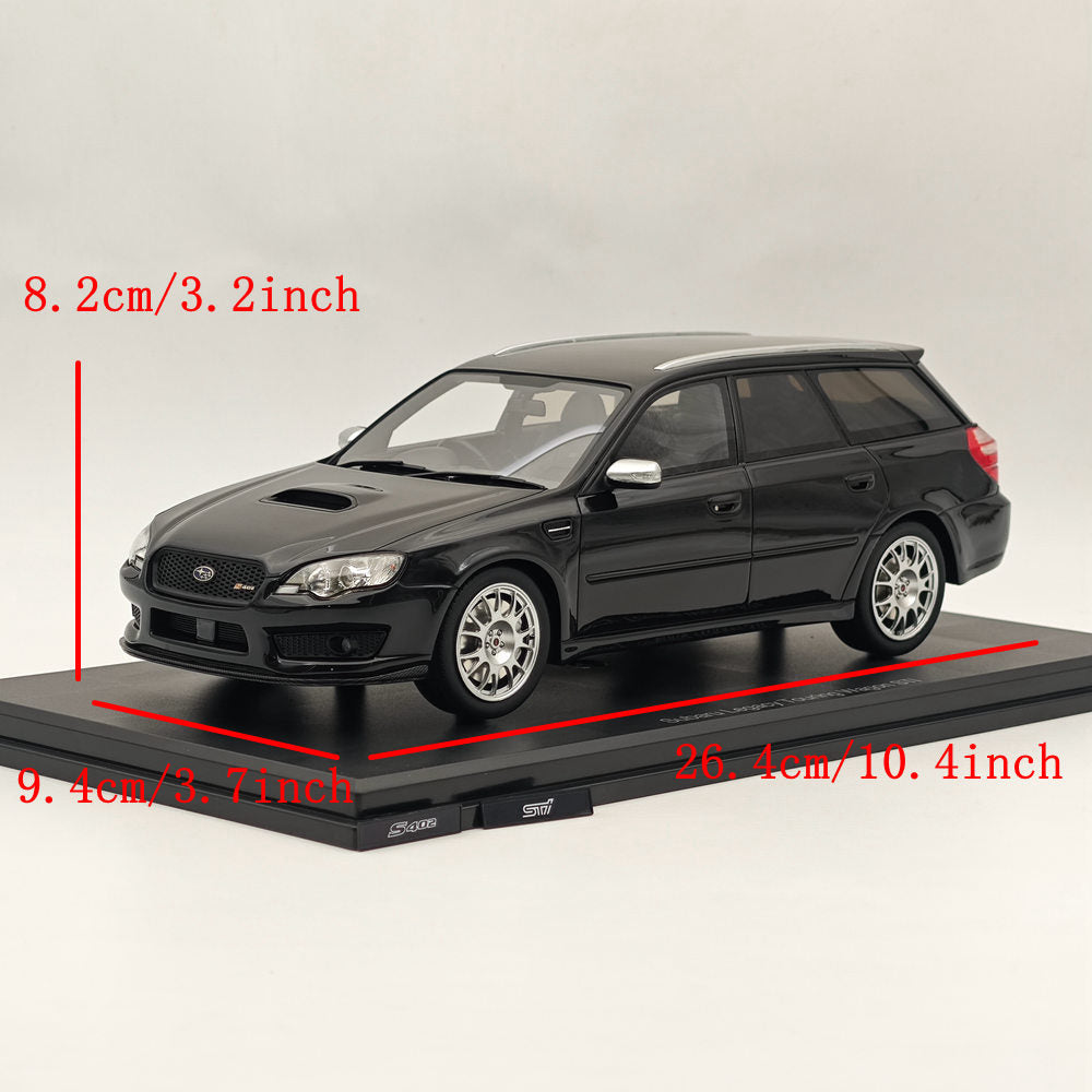 1/18 DNA Collectibles Subaru Legacy Touring Wagon STI S402 Black Resin Model Car Collection Auto Toys Gift