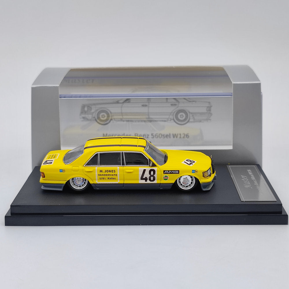 Master 1:64 Mercedes-Benz S560sel W126 6th Diecast Toys Car Models Collection Gifts Limited Edition