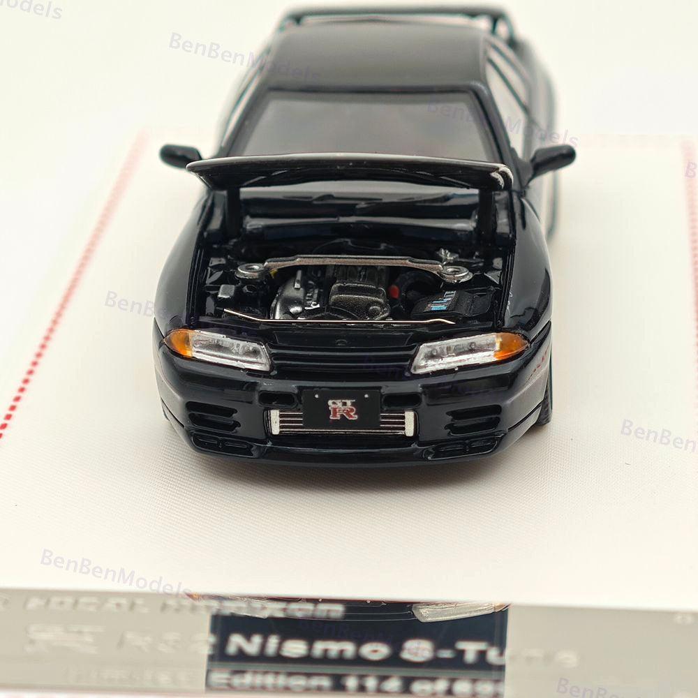 FH 1:64 Nissan Skyline GTR R32 Nismo S-Tune Sports Model Black Diecast Metal Car
