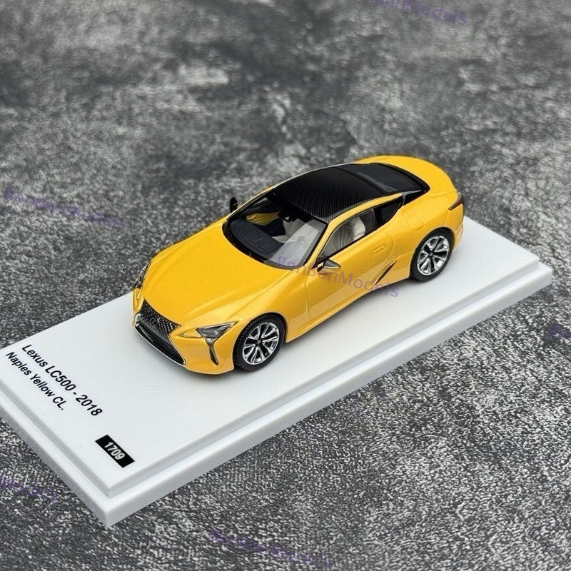 AR BOX 1:64 Lexus LC500 2018 Diecast Collectible Toys Car Model Gifts Miniature