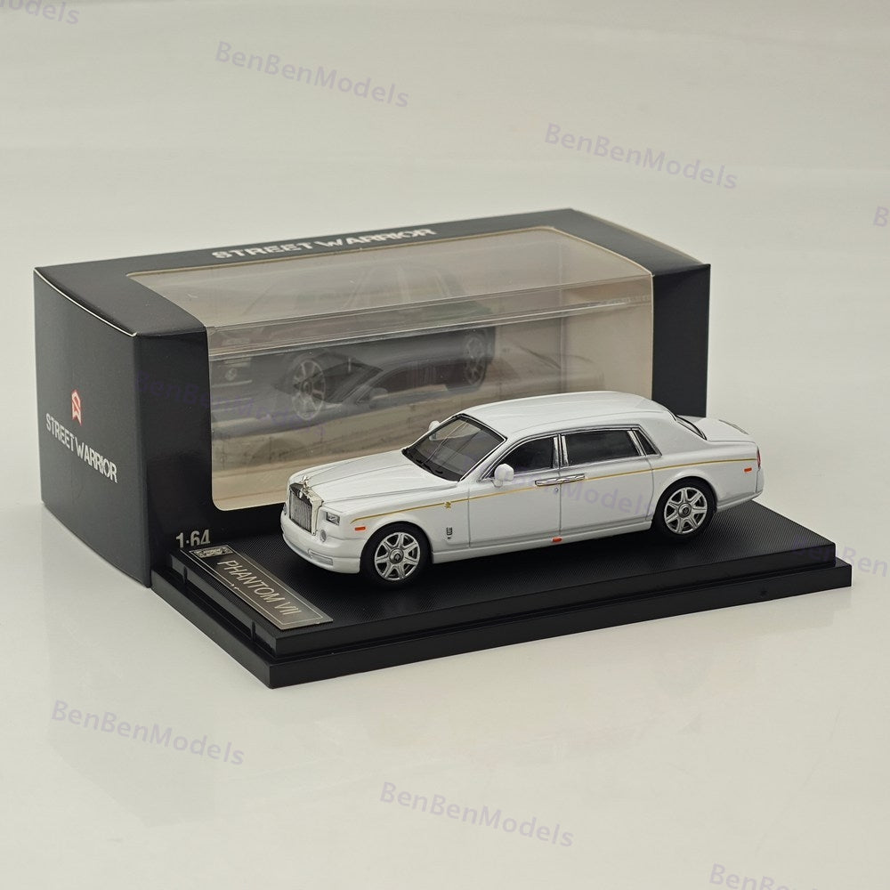 1:64 SW Rolls-Royce Phantom VII 7 Luxury Sedan Sports Model Diecast Metal Car
