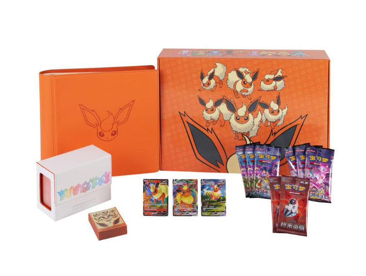 Pokemon Eevee GX Flareon Gift Box - Chinese Pokemon Eevee GX Flareon Gift Box - Chinese