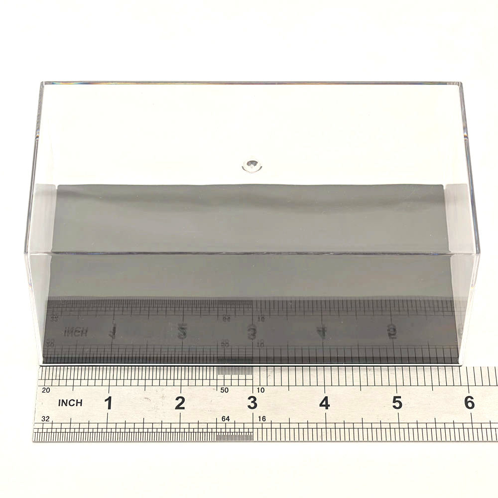 15.3cm 6'' Acrylic Boxes Display Case Stand Box Storing Transparent DustProof for 1:72,1:43 Scale Toys Car Models