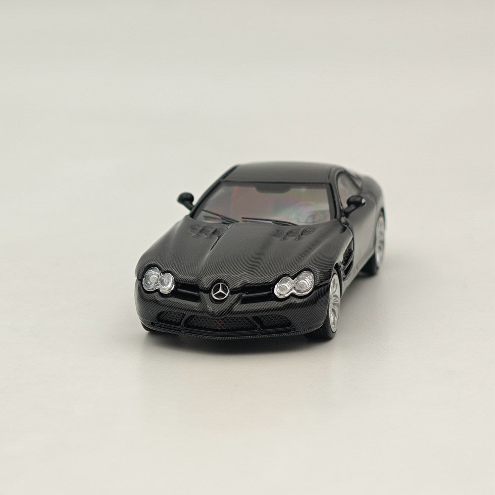 Modèle réduit de voiture moulé sous pression Mercedes Benz McLaren SLR Black LEGEND SERIES VHTF 1/64 Stance Hunters