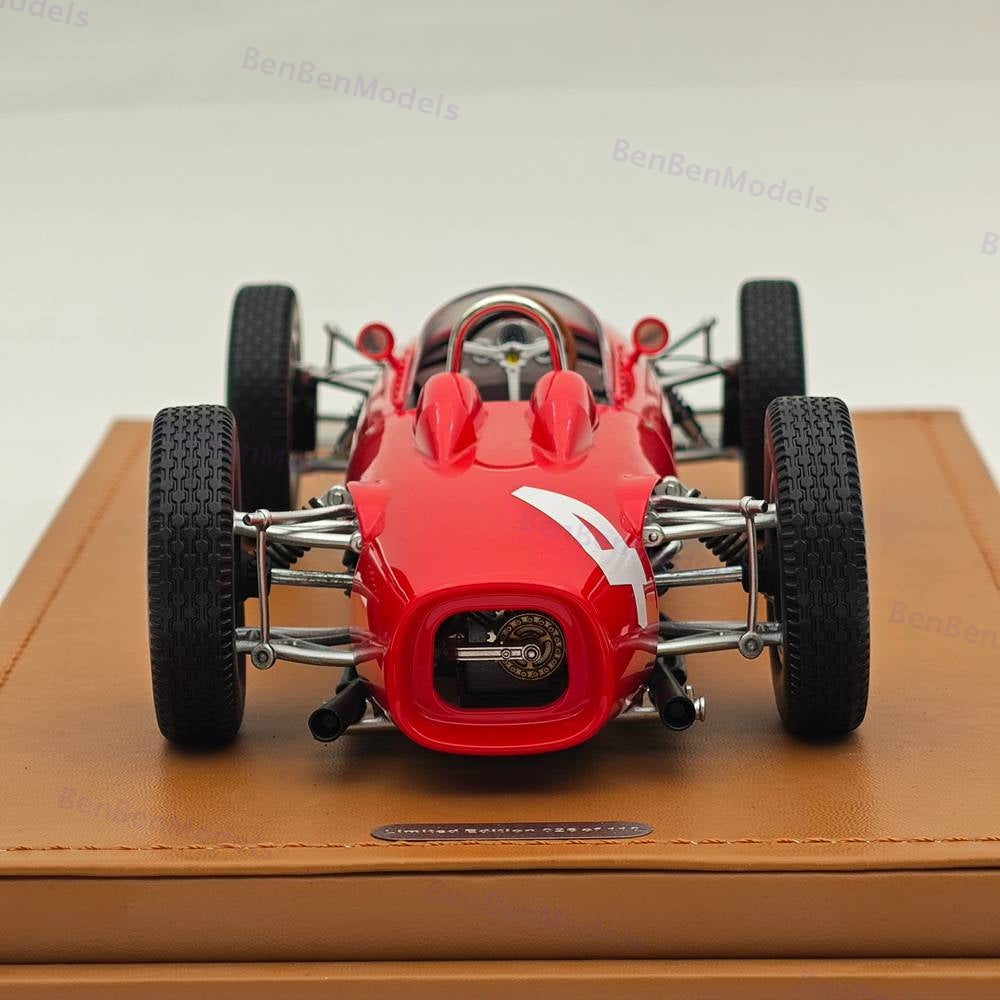 Tecno 1/18 Ferrari 156 F1 1962 German GP Driver Lorenzo Bandini #4 TM18-308B
