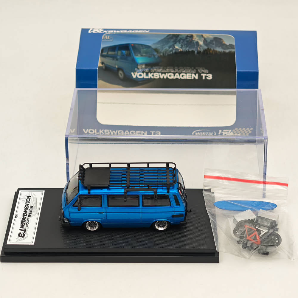 Mortal 1:64 Volkswagen VW T3 Van Collection Diecast Toys Car Models Miniature Hobby Gifts