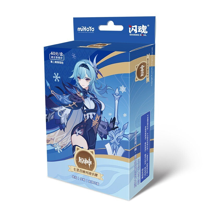 SHININGSOUL GENSHIN IMPACT Official TCG Booster Box Anime Game Card