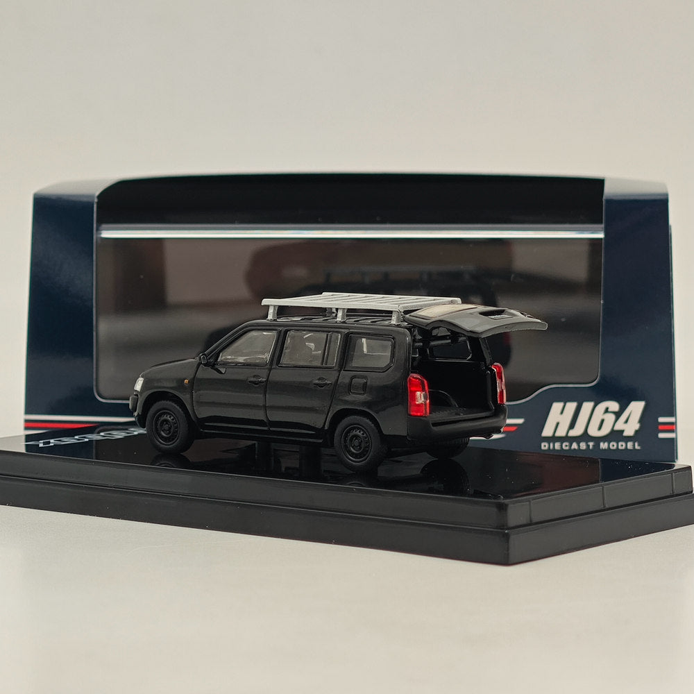 1/64 Hobby Japan Toyota PROBOX Customized ver. w/ROOF CARRIER Black HJ642062BK