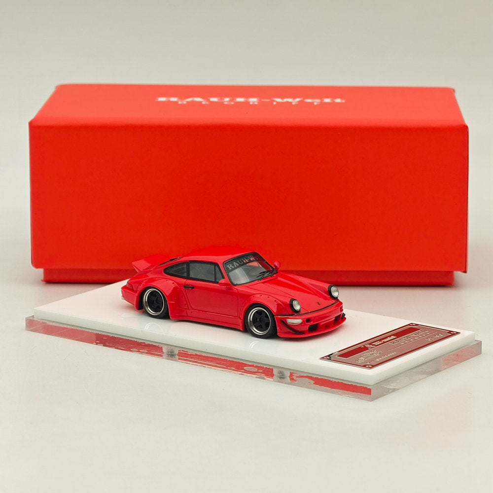 XKE Porsche 1/64 RWB rauh-welt BEGRIFF, modèles de voiture en résine, collection limitée, cadeau automobile, 964
