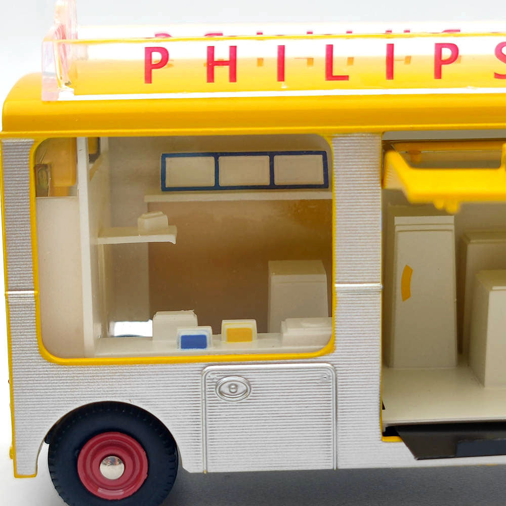 Atlas 1:43 DINKY TOYS 587 Camionnette CITROEN 1200K PHILIPS Modèles de voitures moulées sous pression Collection Auto Cadeau États-Unis