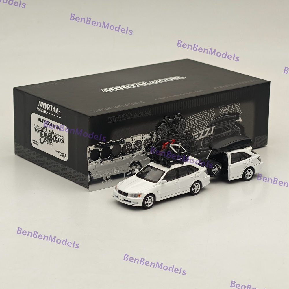 Mortal Masterpiece 2025 HEC Beijing Auto Model Expo Official 1:64 Diecast Toyota Altezza Gita Lexus IS200 Comes with trailer