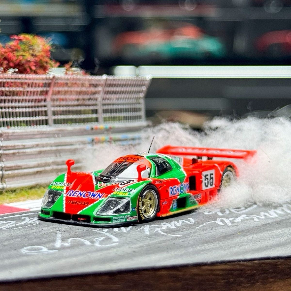 MH 1:64 Mazda 787B Le Mans Winner Diecast Model Front/Rear Removable Collectible
