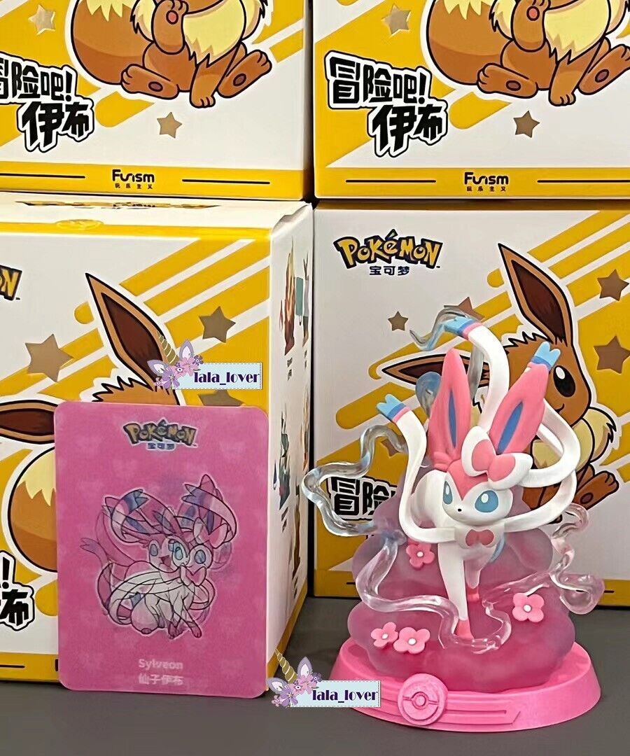 Funism Pokémon Eevee Evolution Adventure Series 2 Case of 9 Blind Boxes Sylveon