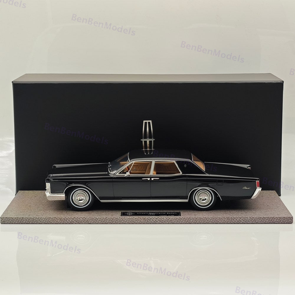 1/18 Lincoln Continental Sedan 1968 Resin Model Car Limited Collection Black