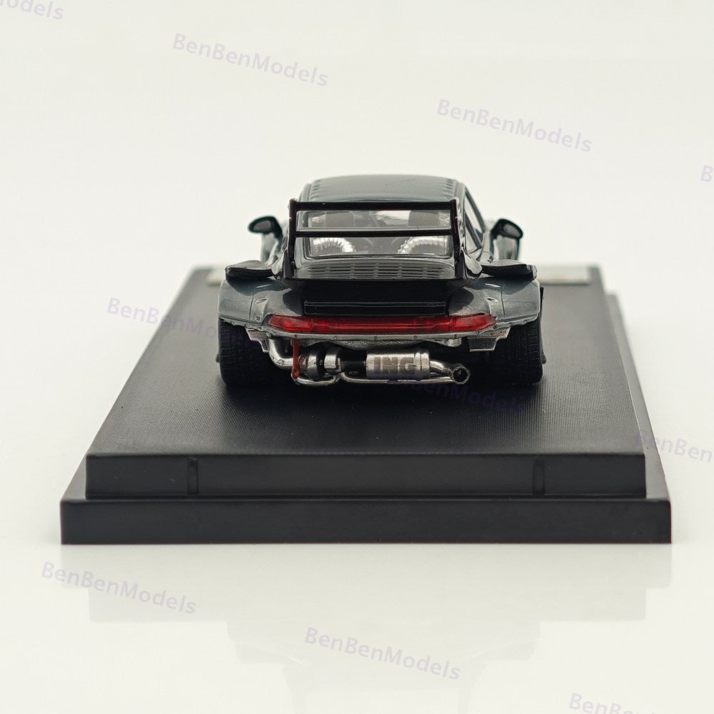 1/64 SW Porsche RWB 993 Wide Body Modification Diecast Model Car Varnish version