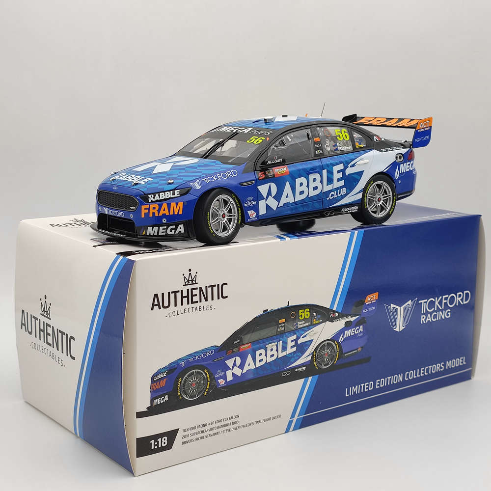 1/18 Authentic Tickford Racing #56 Ford FGX Falcon 2018 Bathurst 1000 #ACD18F18M Toys Car Gift
