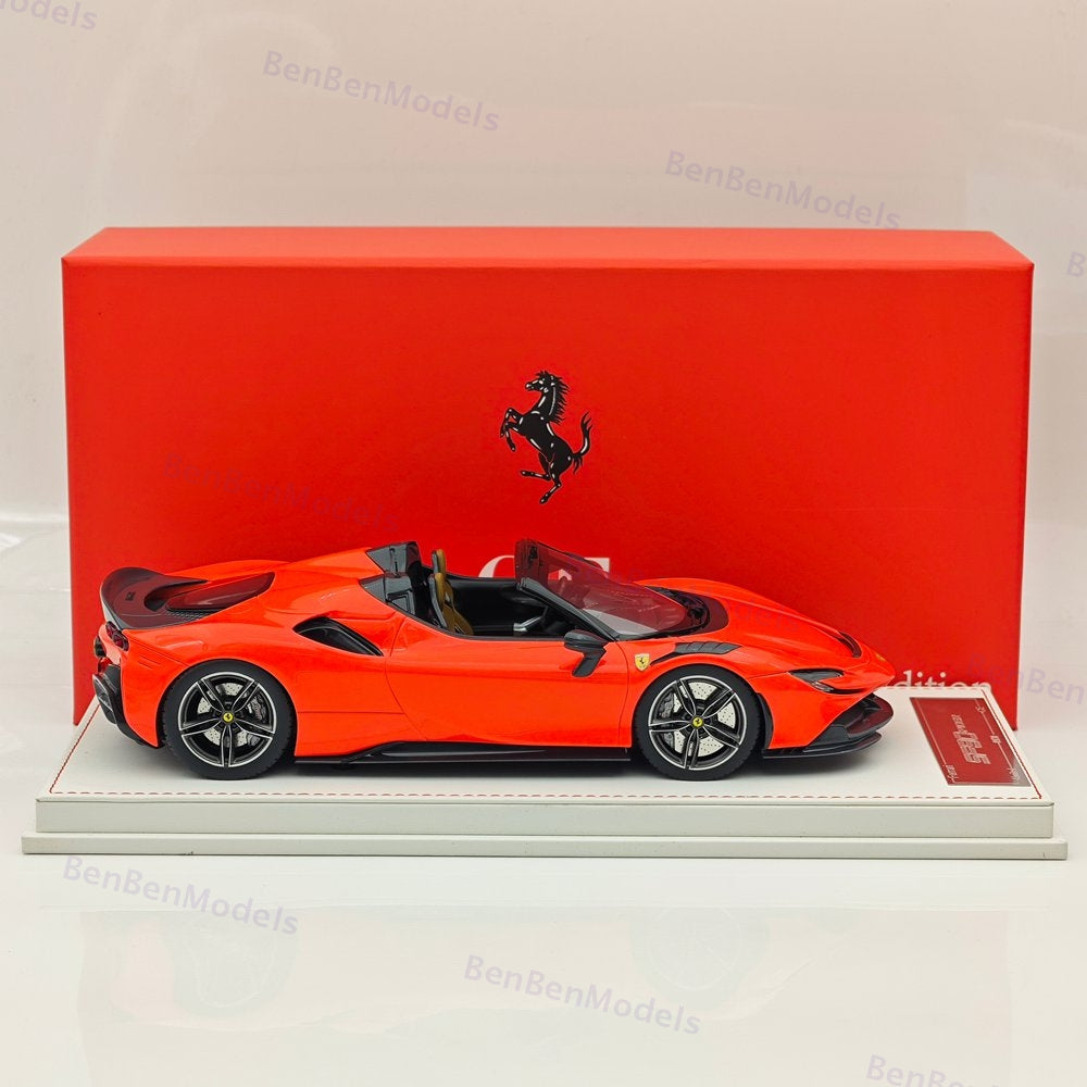 CE 1/18 Ferrari SF90 Spider Supercar Car Resin Diecast Model Limited Collection