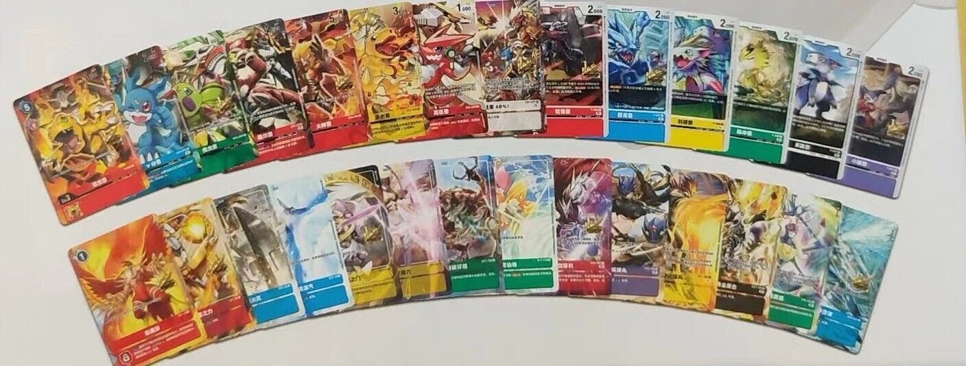 Coffret cadeau spécial 1er anniversaire du jeu de cartes Digimon de Bandai, édition chinoise