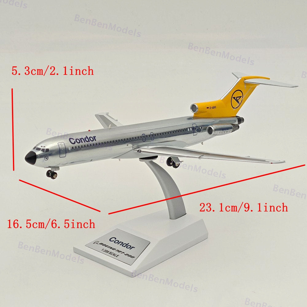 Condor / Boeing 727-200 / D-ABVI / JF-727-2-004P / 1:200 /Diecast Aircraft Model