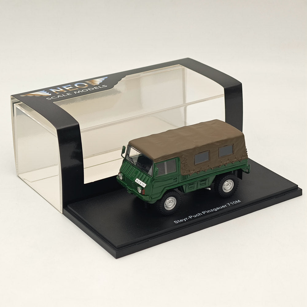 NEO 1/43 Steyr-Puch Pinzgauer 710M Green Resin Models Car Colllection
