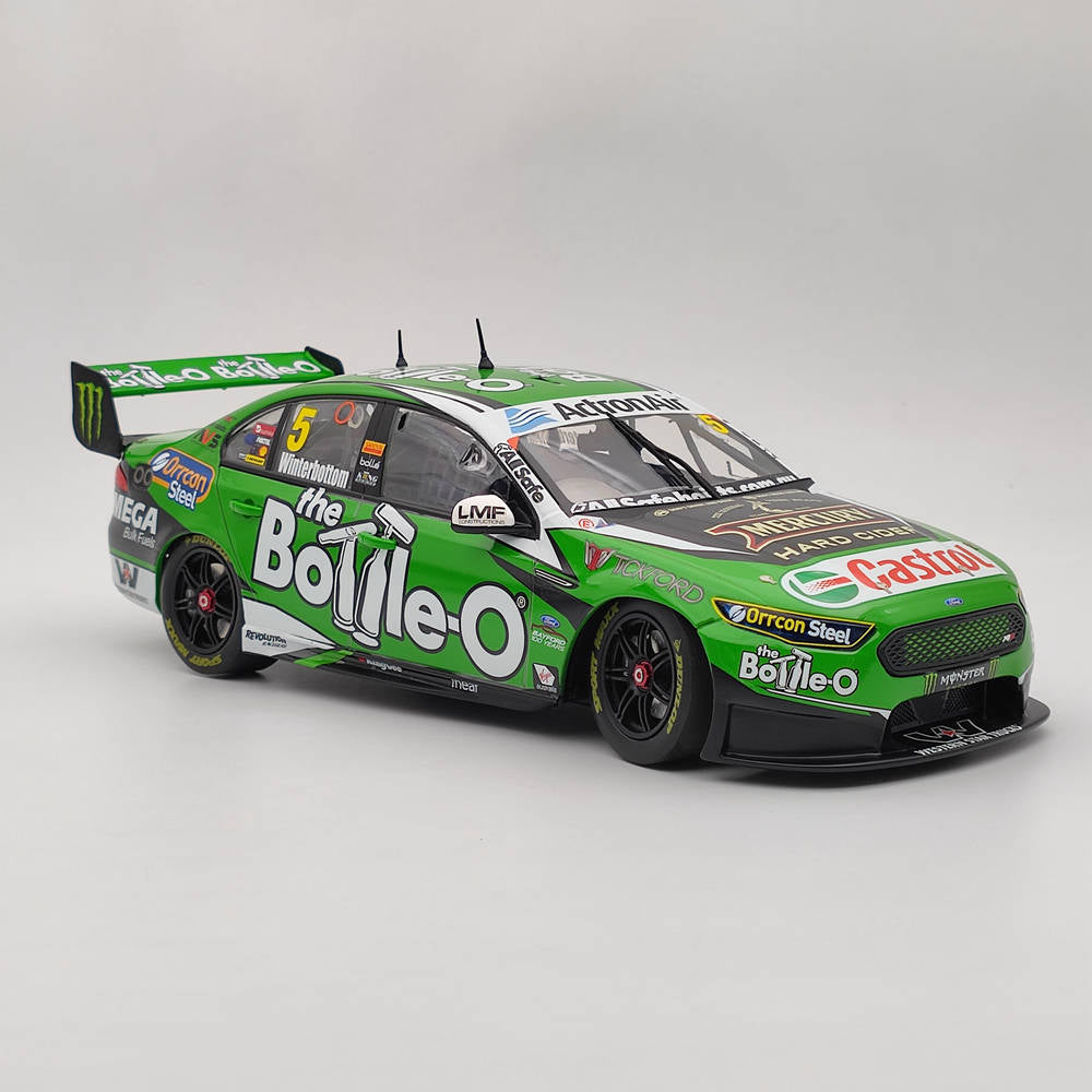 1/18 Apex Ford The Bottle-O Racing Team #5 Mark Winterbottom 2017 AD81422 Modèles moulés sous pression Collection limitée