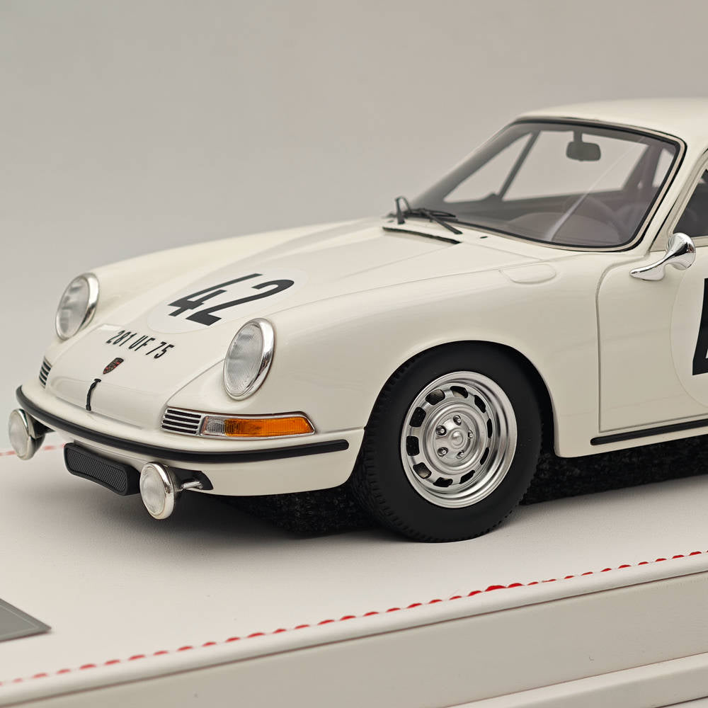 Ivy Merit 1/18 Porsche 911s 1967 Le Mans Blanc 42# Résine de collection de haute qualité