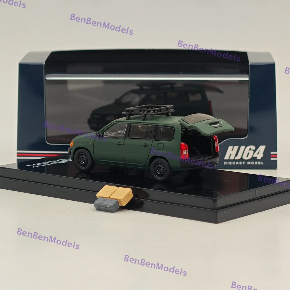 1/64 Hobby Japan Toyota PROBOX CUSTOMIZED VER Matte GREEN HJ643062GR Models Car
