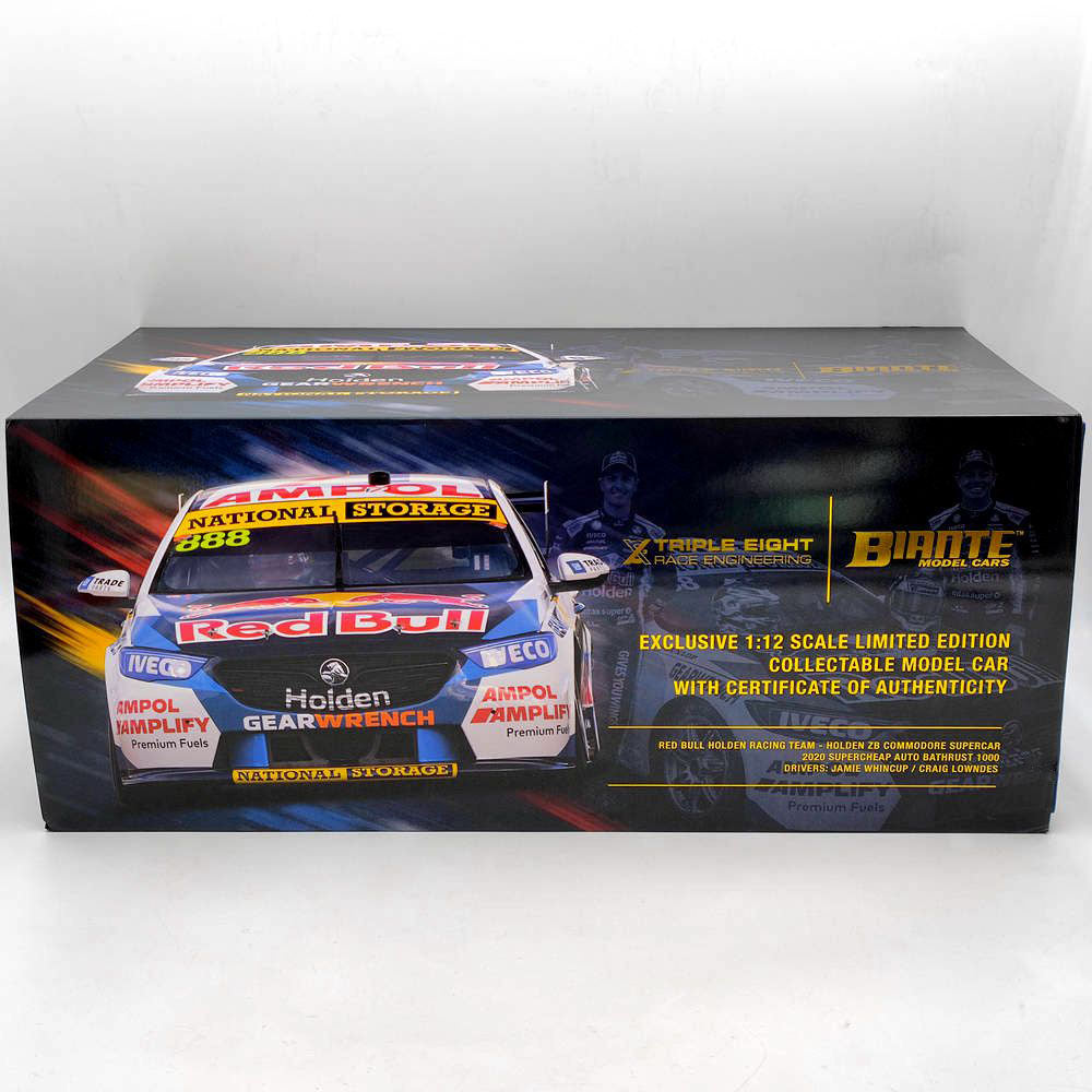 #B12H20C 1/12 RED BULL HOLDEN ZB COMMODORE V8 2020 BATHURST 1000 # 888 JOUETS EN RÉSINE VOITURE CADEAU