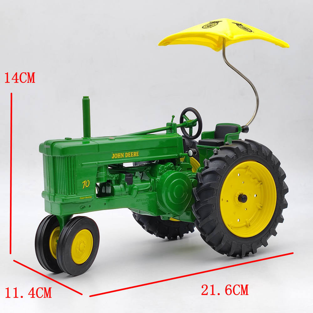 Tracteur John Deere moulé sous pression modèle 70 à l'échelle 1/16 ERTL avec parapluie FFA Édition spéciale cadeau