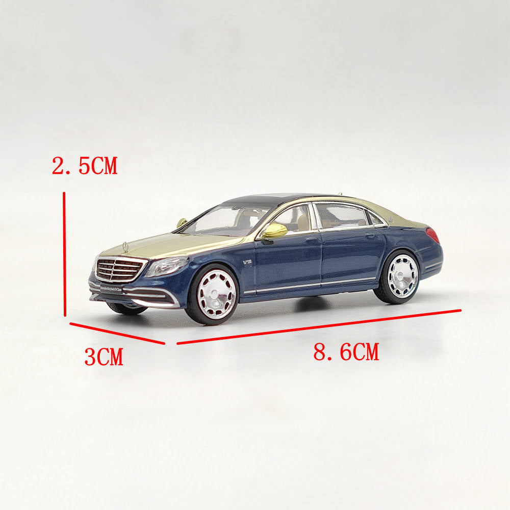 Master 1:64 Mercedes Benz Maybach Classe S S650/S560 Jouets moulés sous pression Modèles de voitures Collection Cadeaux Double Couleur