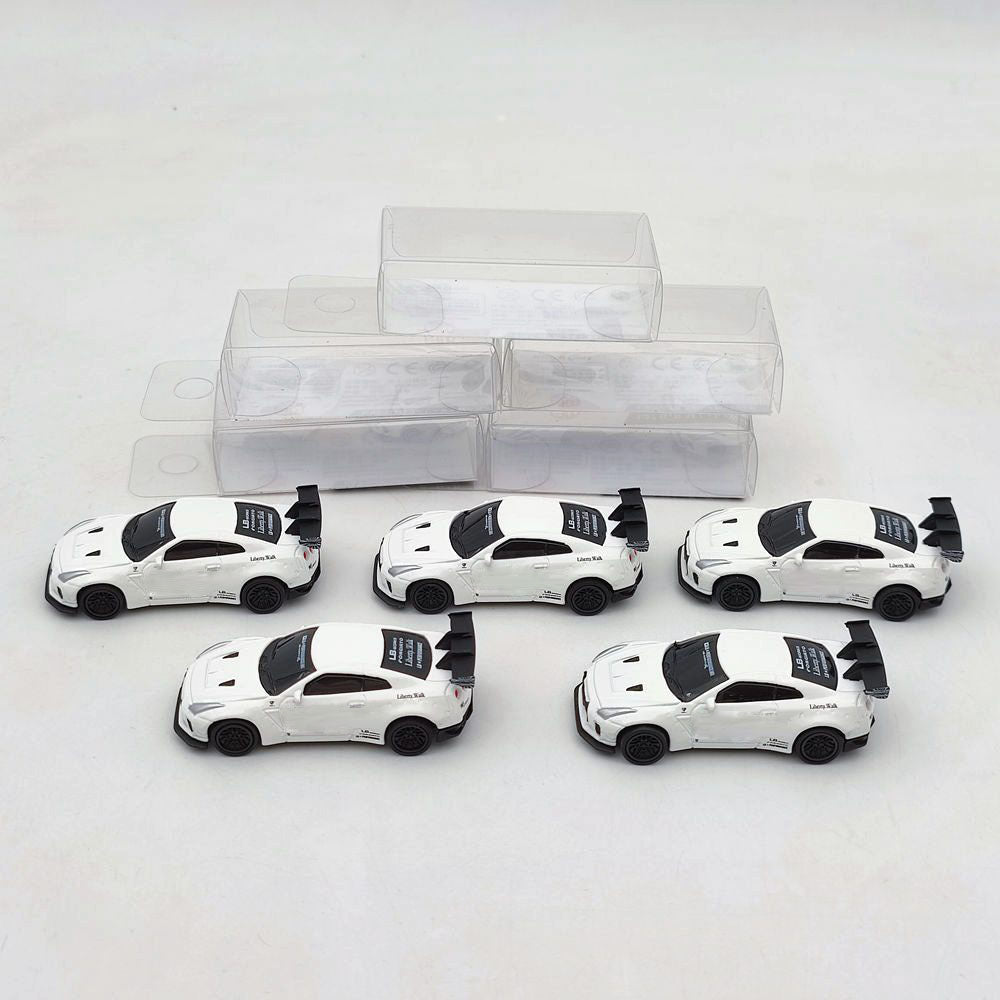 5PCS/10PCS SUM 1:87 Nissan GTR 34 Liberty Walk Modèles moulés sous pression Jouets Collection de voitures Cadeaux automobiles