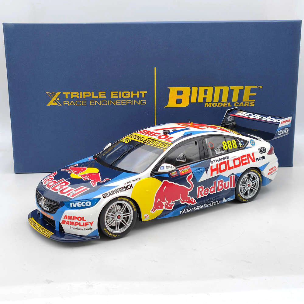 #B12H20C 1/12 RED BULL HOLDEN ZB COMMODORE V8 2020 BATHURST 1000 # 888 JOUETS EN RÉSINE VOITURE CADEAU