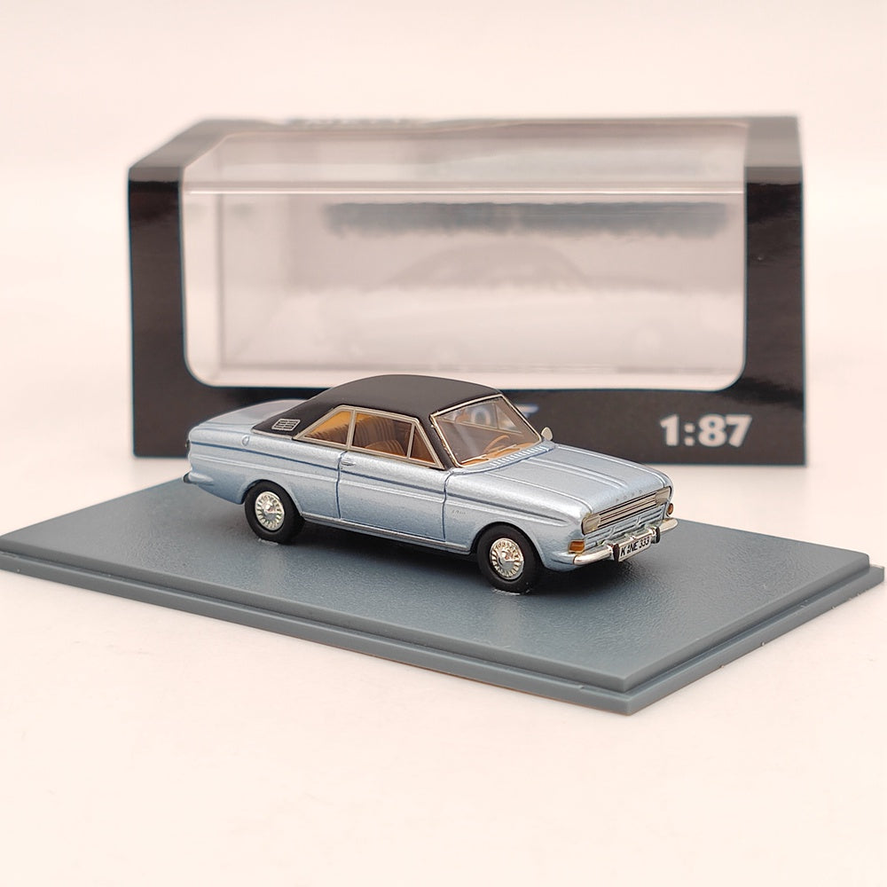 1/87 NEO SCALE MODELS Ford Taunus P6 Coupe Blue Resin Toy Car Limited Collection Gift