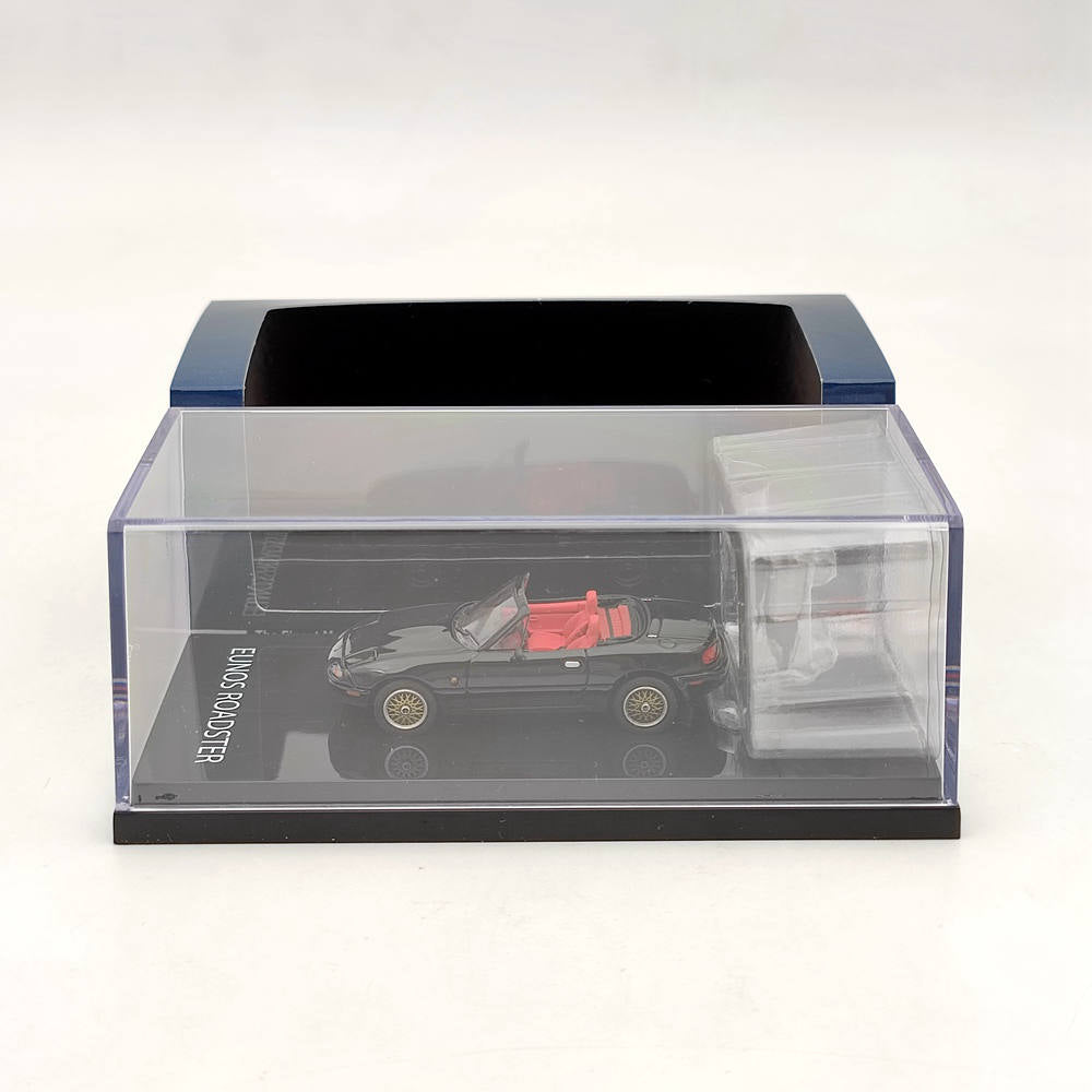 Hobby JAPAN 1:64 Mazda Eunos Roadster (NA6CE) S-Limited Black HJ641025DBK Diecast Model Car Collection Auto Toys