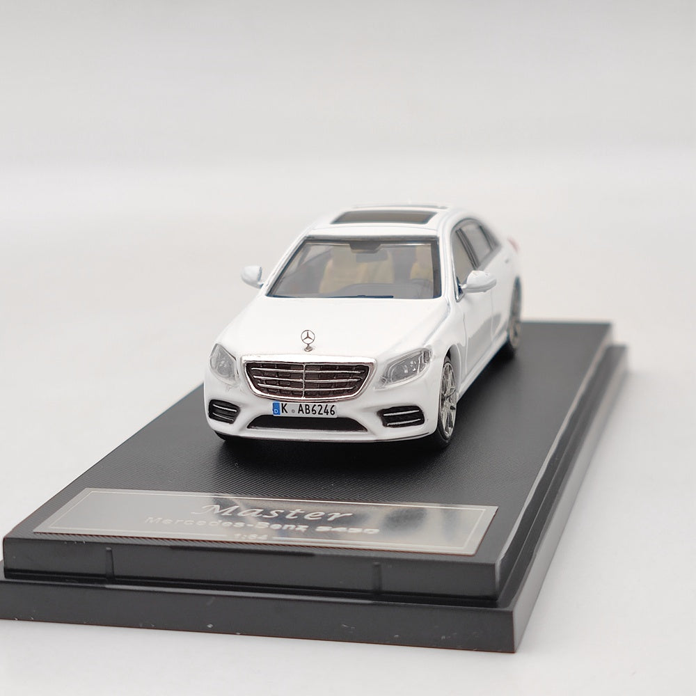 Master 1:64 Mercedes-Benz S450 W222 Jouets moulés sous pression Modèles de voitures Collection Cadeaux Édition limitée