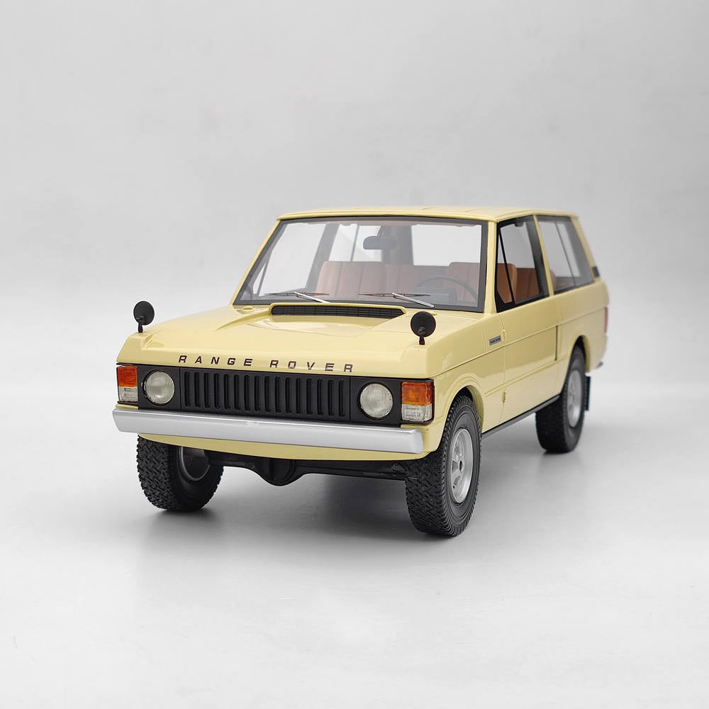 BOS 1/18 1970 LAND ROVER RANGE ROVER Suffixe A beige BOS166 Modèle de voiture en résine Collection limitée Cadeau