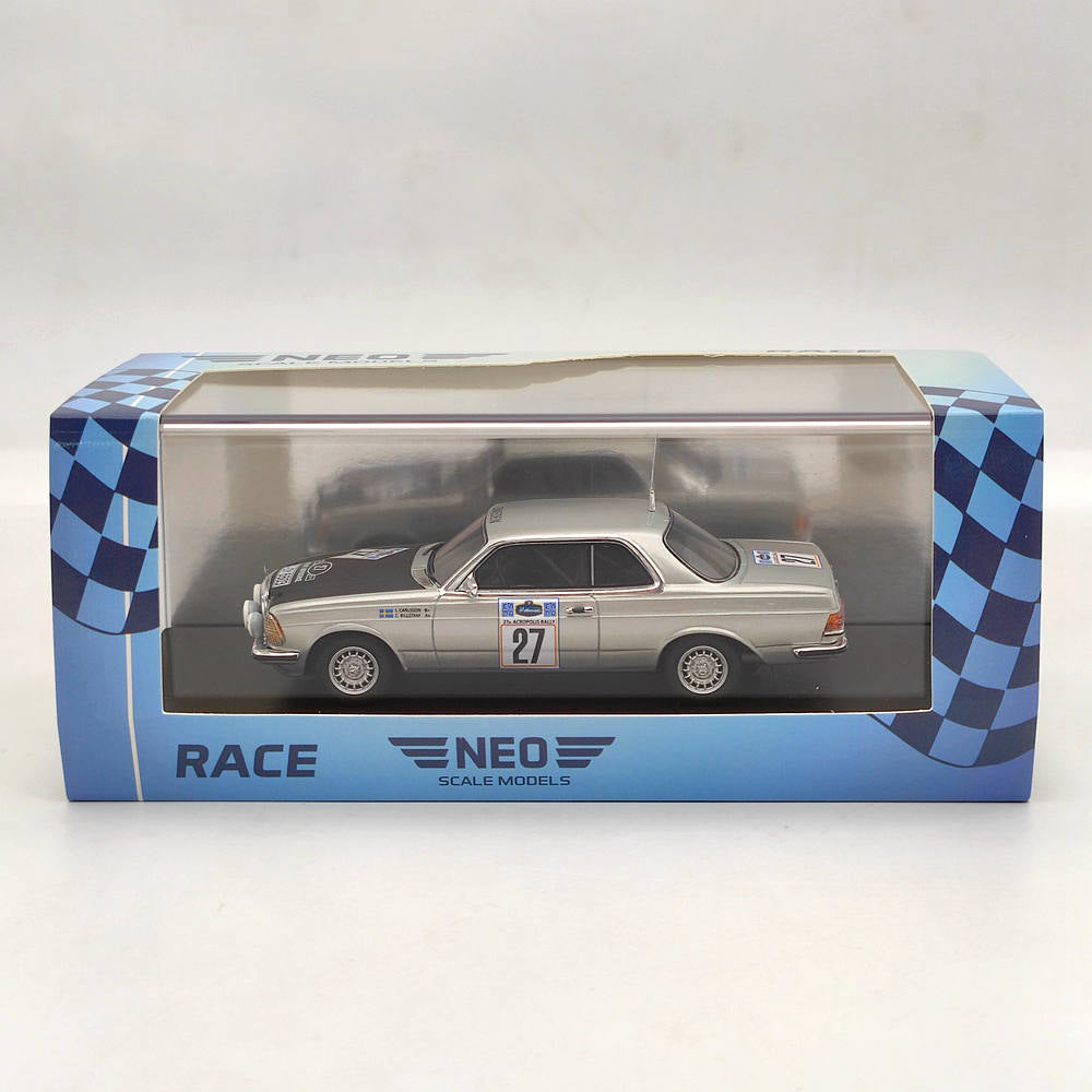 NEO SCALE MODELS 1/43 1980 MERCEDES BENZ 280CE #27 Rally Acropolis NEO46672 Resin Toys Car Limited Collection
