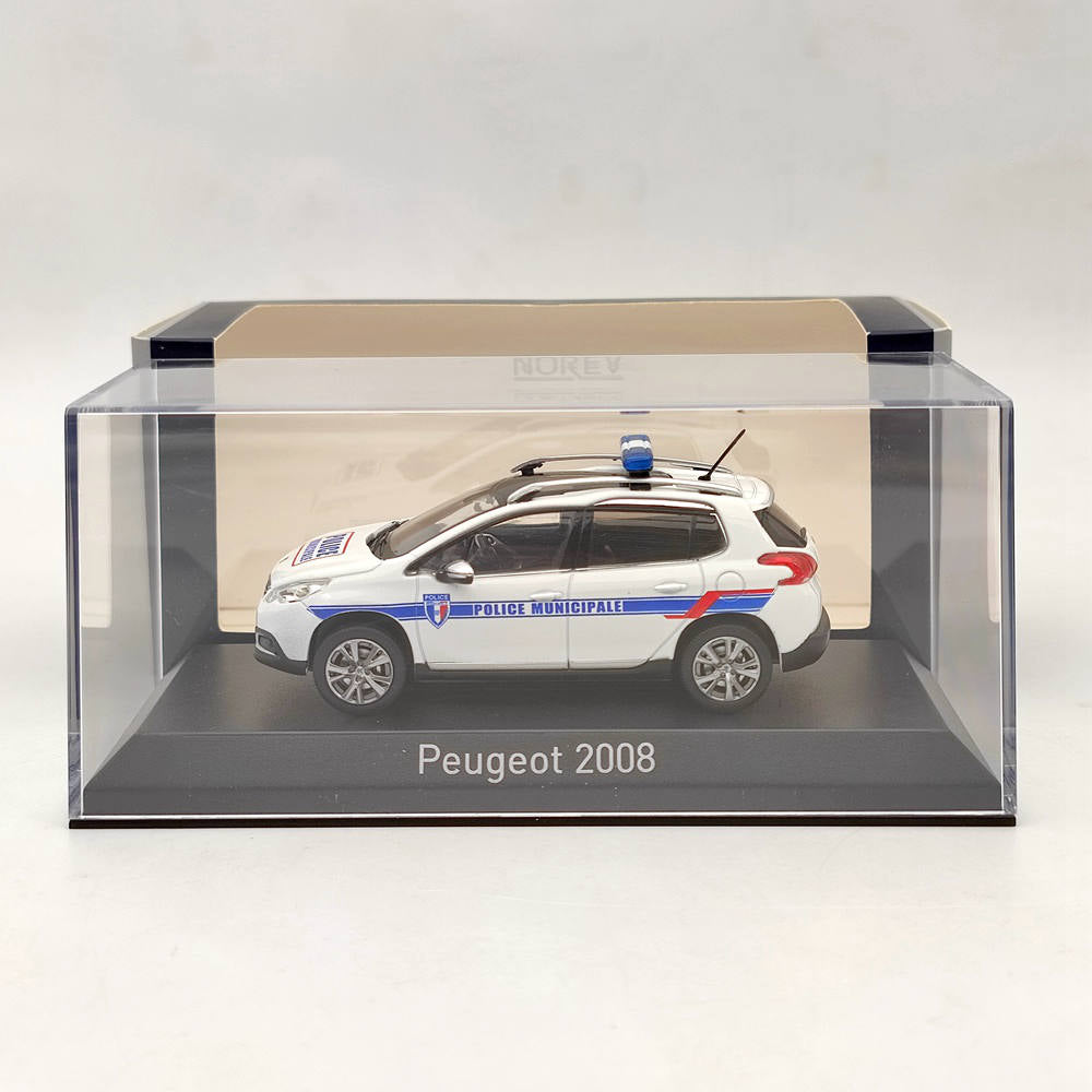 1/43 Norev Peugeot 2008 2013 Police Municipale blanc moulé sous pression modèle voitures limitées