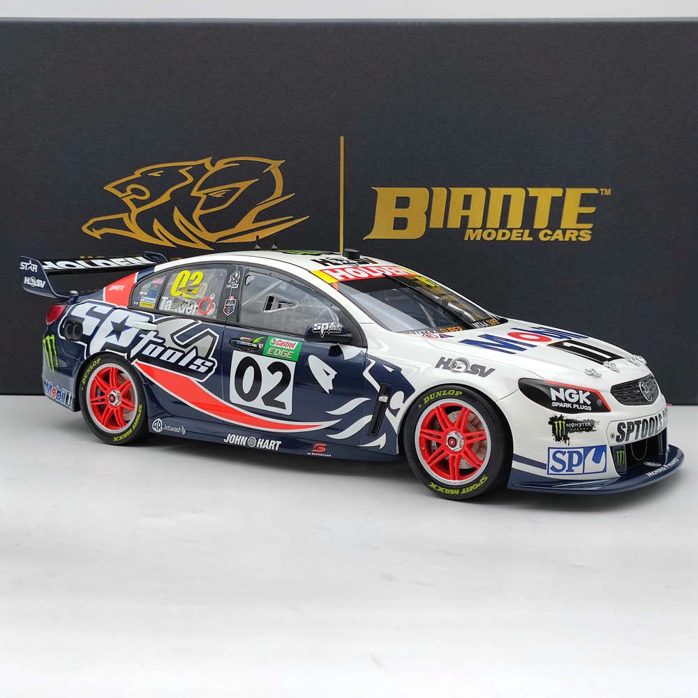 #B12H15X 1/12 HOLDEN VF COMMODORE V8 2015 TOWNSVILLE 400 PETER BROCK #02 JOUETS EN RÉSINE VOITURE CADEAU