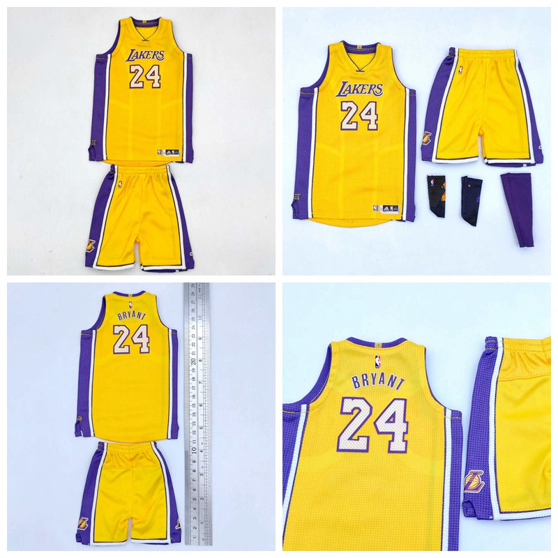 Custom 1:6 Kobe Bryant Los Angeles Lakers Jersey TOYs fit Enterbay