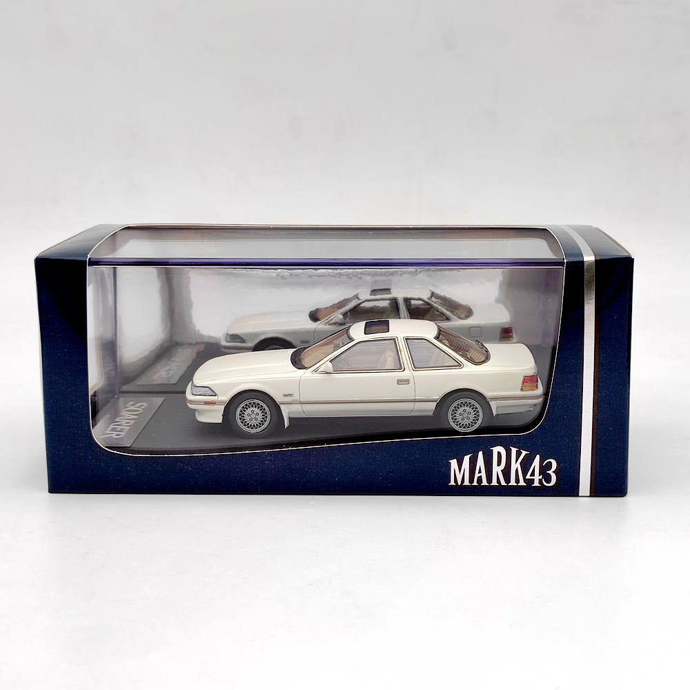 Modèle réduit de voiture en résine Mark43 1/43 Toyota Soarer 3.0GT-Limited E-MZ20 1987 Blanc PM4315AW Cadeau