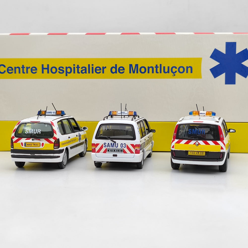 Modèle de voiture moulé sous pression, loisirs universels Renault Coffret Espace SAMU 03 SMUR #1/43, cadeau, 2282