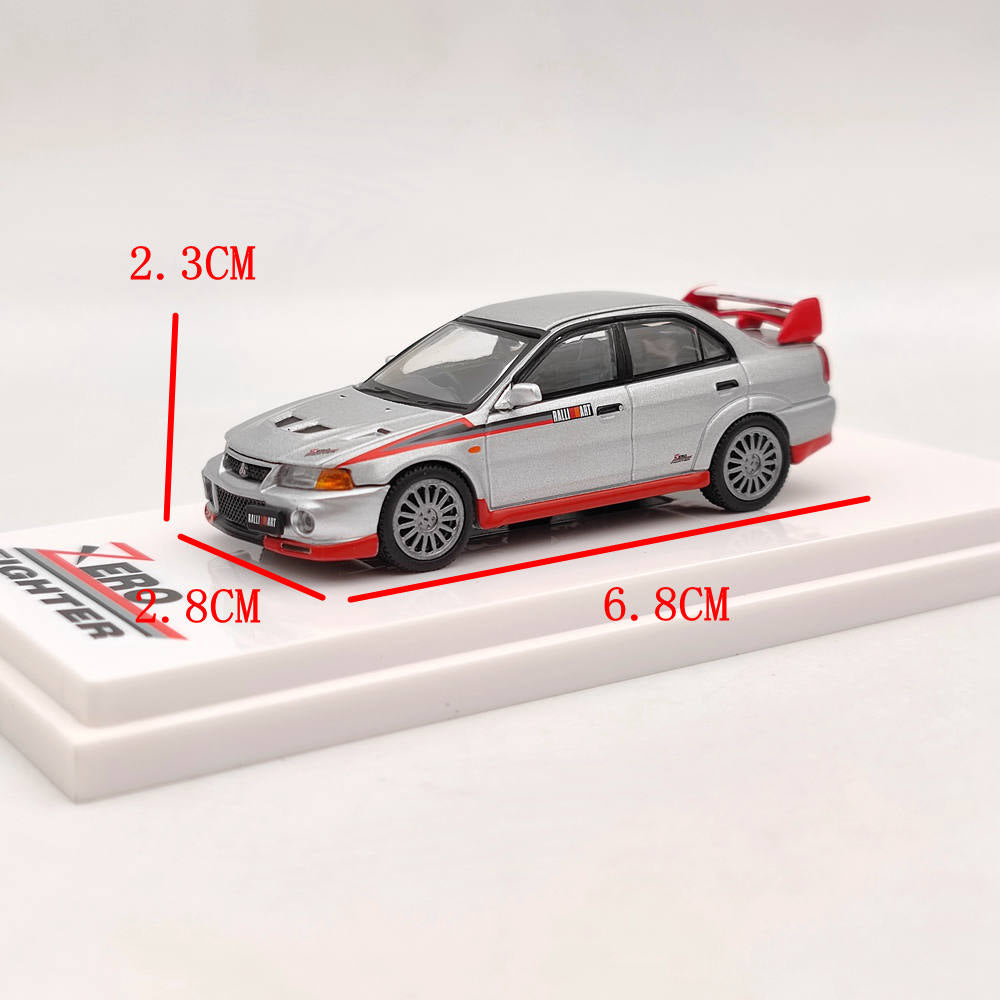 Hobby Japan HJ641033DS 1/64 Mitsubishi Lancer GSR Evolution VI Zero Fighter CP9A Diecast Model Toys Car Limited Collection Gift