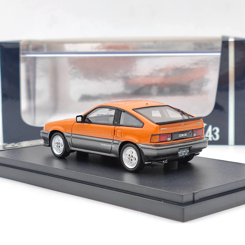 Mark43 1:43 Honda Ballade Sports CR-X Si AS Personnalisé Orange PM4384P Modèle de Résine Jouets Voiture Collection Limitée