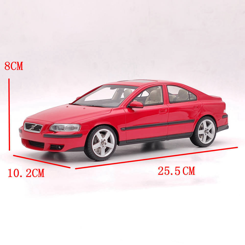 Modèle réduit de voiture en résine DNA Collectibles 1/18 Volvo S60 R 2003 DNA000106, édition limitée, jouet rouge, cadeau