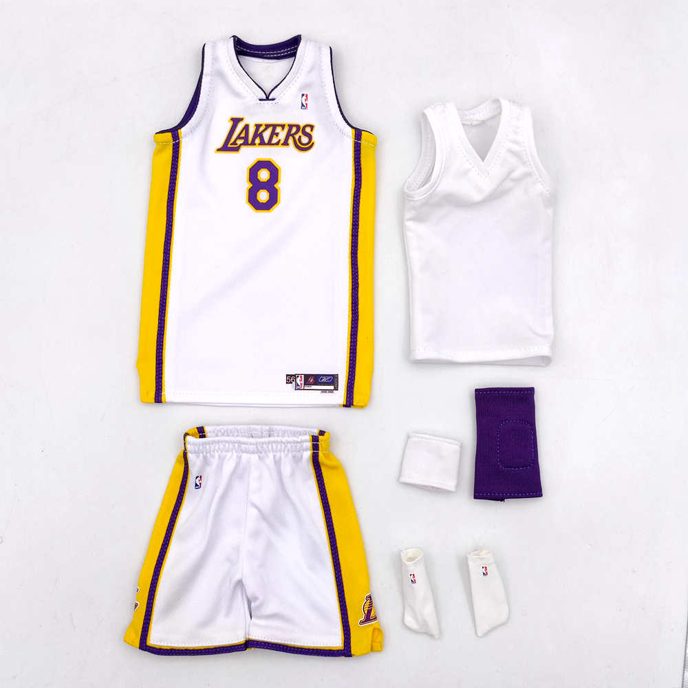 Custom 1:6 Kobe Bryant Los Angeles Lakers Jersey TOYs fit Enterbay