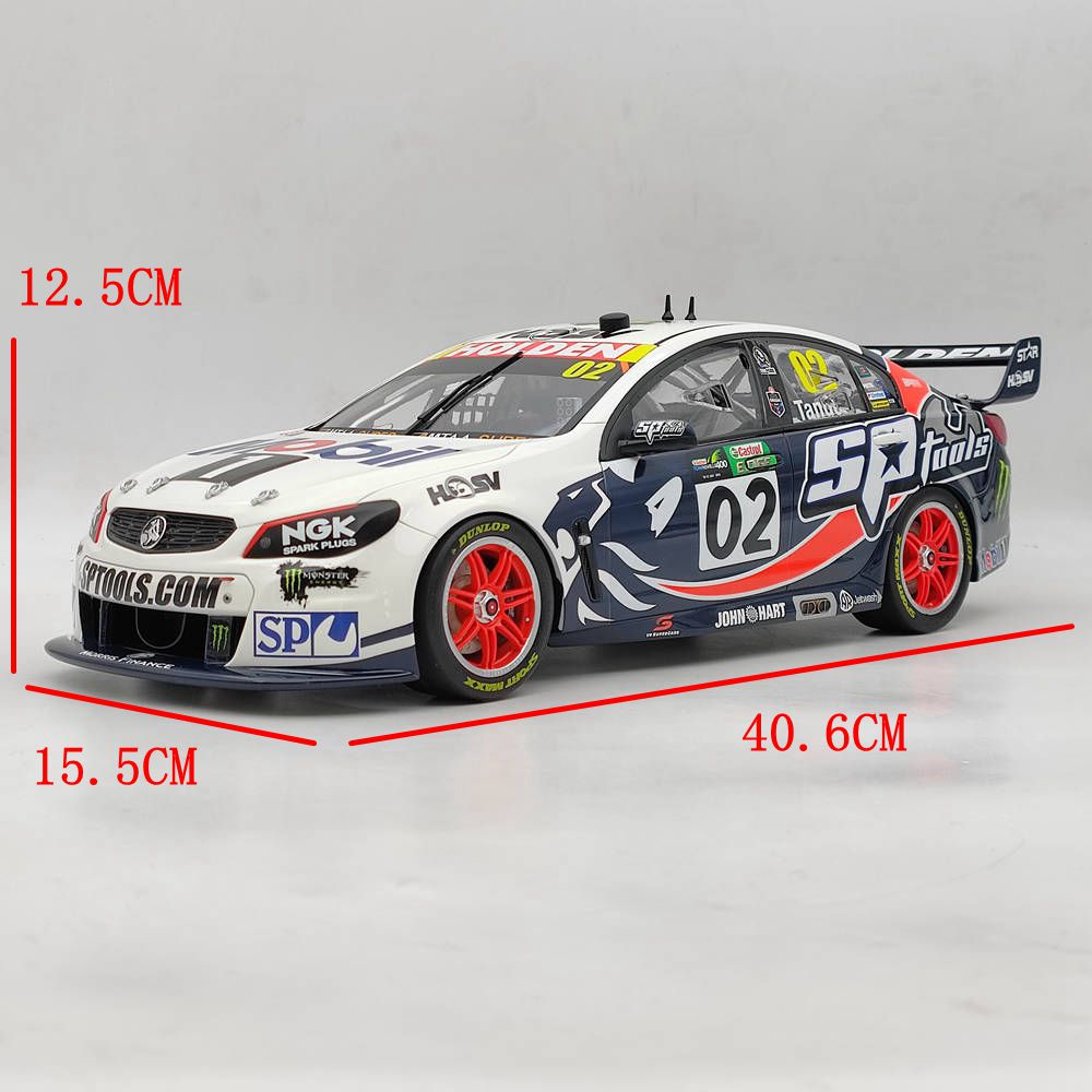 #B12H15X 1/12 HOLDEN VF COMMODORE V8 2015 TOWNSVILLE 400 PETER BROCK #02 JOUETS EN RÉSINE VOITURE CADEAU