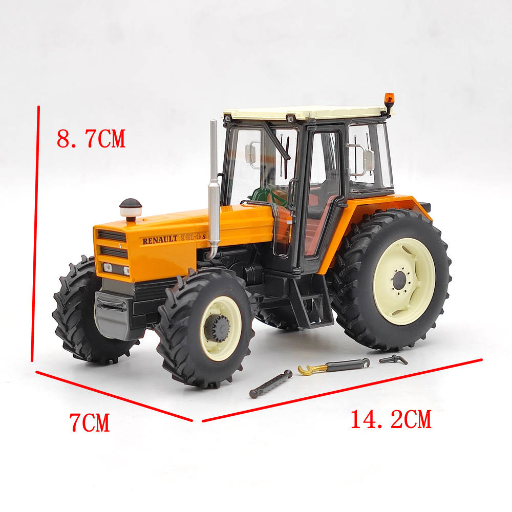 REPLICAGRI REP178 ÉCHELLE 1:32 TRACTEUR RENAULT 981-4S 4WD Orange Modèle de voiture moulé sous pression