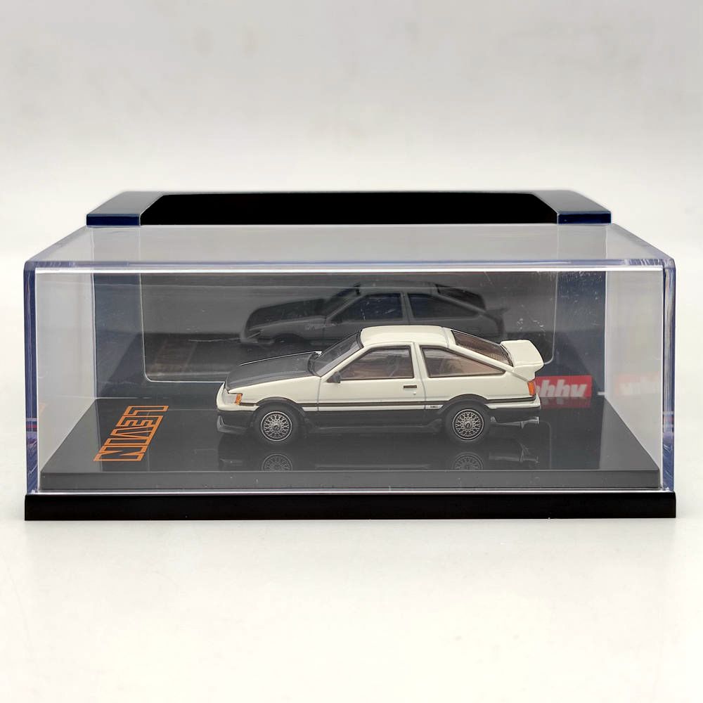 1/64 Hobby Japan TOYOTA COROLLA LEVIN AE86 3 Door CUSTOM White HJ641037CWK Diecast Model Toys Car Limited Collection Gift